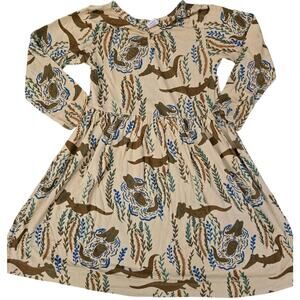 KATE QUINN Alligator Crocodile Twirl Dress 5T Bamboo‎